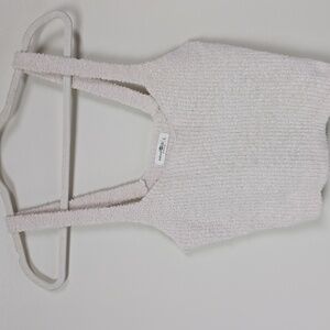 Natural Life Cream Textured Tank Top